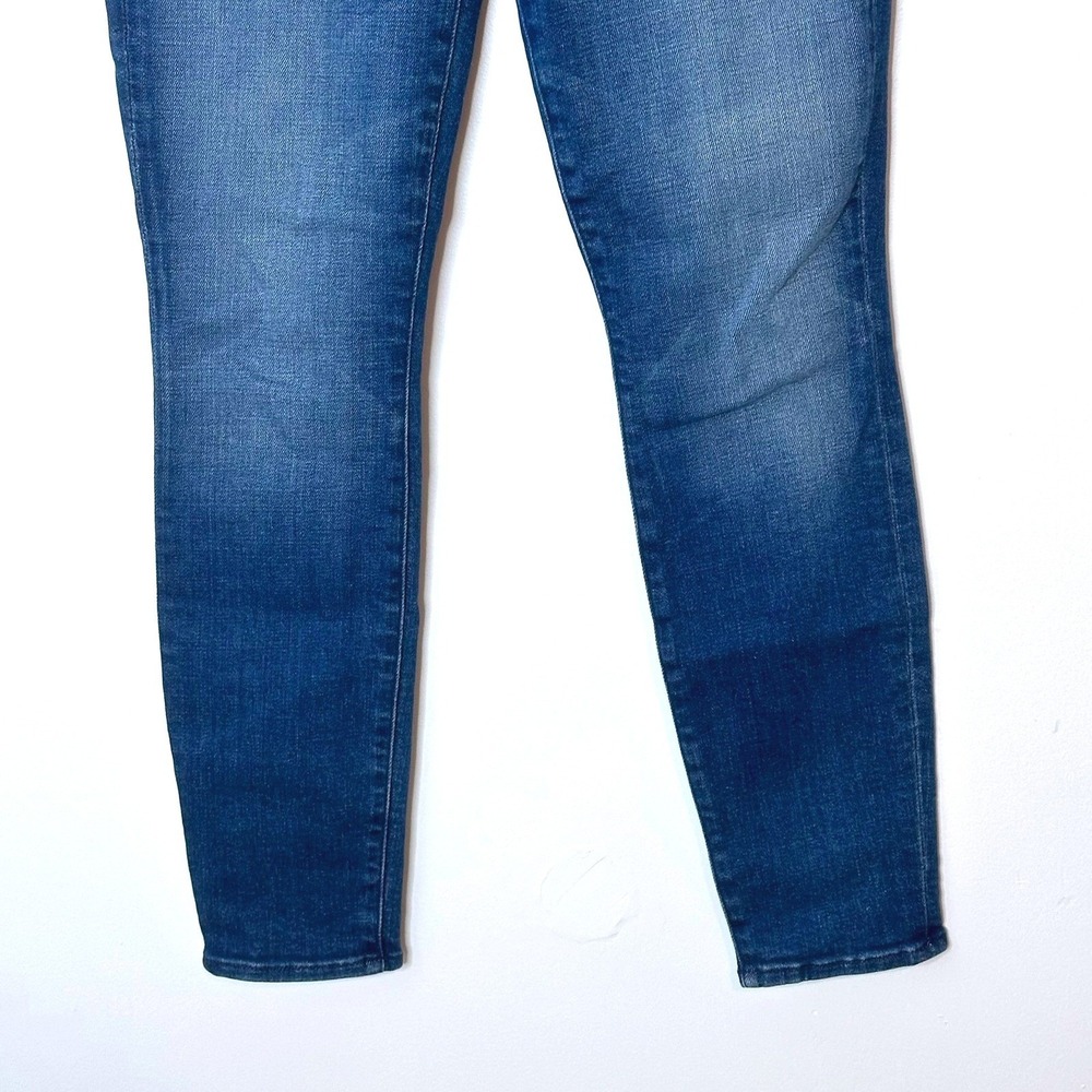 MOTHER The Super Stunner Ankle Skinny Jeans Button Fly Heart Size 27 Denim - Picture 4 of 16